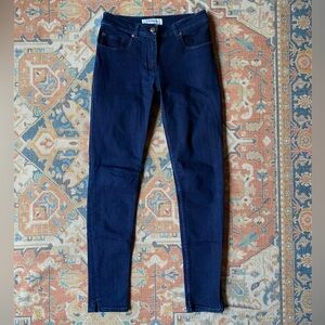 Yves Saint Laurent Women's Skinny Jeans in Dark Navy Blue